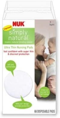 NUK Ultra-Thin Disposable Nursing Pads, 66 Count 2-Pack